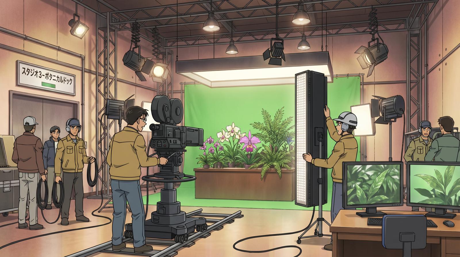 黄色仓库植物视频制作